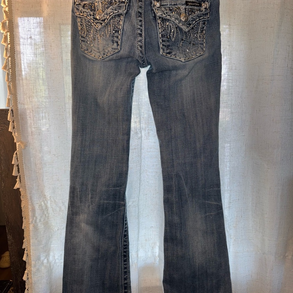 Girls Size 12 Miss Me Boot Cut Jeans. Excellent shape